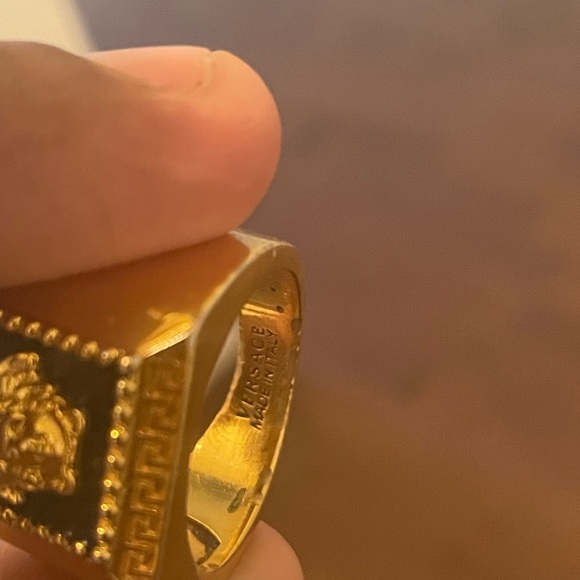 Versace Large Gold Ring - Picture 2 of 7